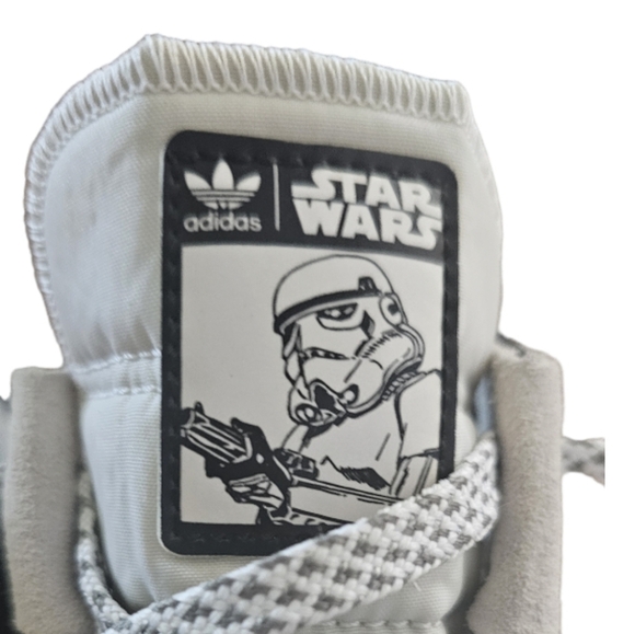 Adidas X Star Wars Men's Nite Jogger Stormtrooper Sneakers size US 8 nearly new. - Picture 6 of 16
